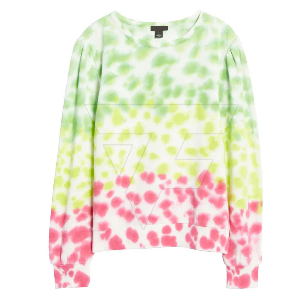 Casual Sweatshirt Pullover Designer Custom Streetwear Girls Printed Crew Neck Sweatshirt For Sale